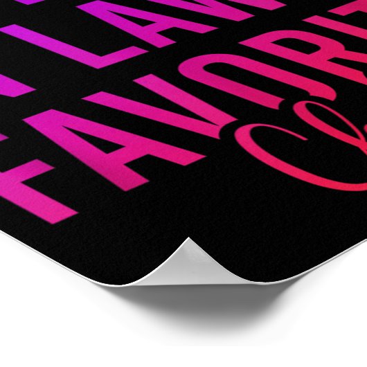 Poster I'm My Mother In Law's Favorite Child, Funny Son I (Coin)