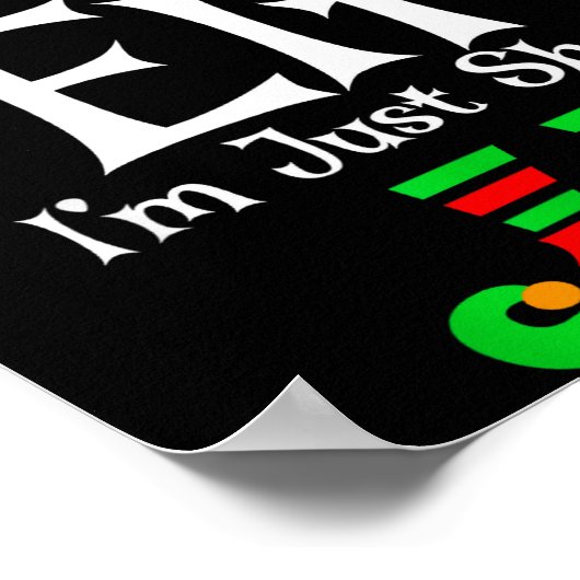 Poster I'm Not An Elf Im Just Short Funny Christmas Match (Coin)