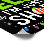 Poster Im Not An Elf Just Short Funny Christmas Xmas Men  (Coin)