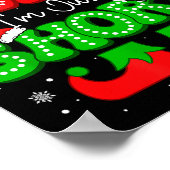 Poster Im Not An Elf Just Short Funny Christmas Xmas Men (Coin)