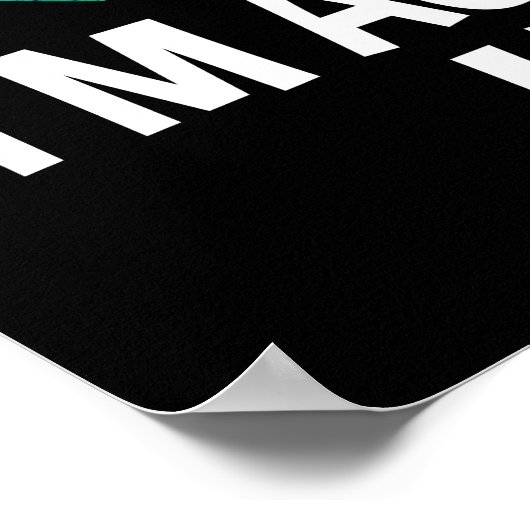 Poster I'm Not Bossy I'm Aggressively Helpful (Coin)