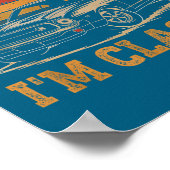 Poster I'm Not Old I'm Clic Funny Car Graphic Men Dad Pap (Coin)