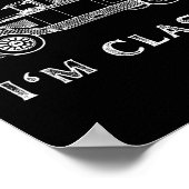 Poster I'm Not Old I'm Clic Funny Car Quote Retro Vehicle (Coin)