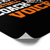 Poster I'm Not Yelling This Is My Sketll Coach Voice  (Coin)