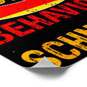 Poster I'm On My Wurst Behavior I Dont Give A Schnitzel (Coin)