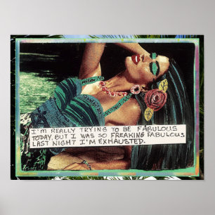 POSTER-IM PROBEERT VANDAAG ECHT TE ZIJN POSTER