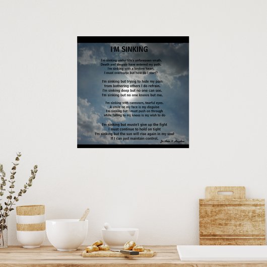 Poster I'M SINKING (Cuisine)