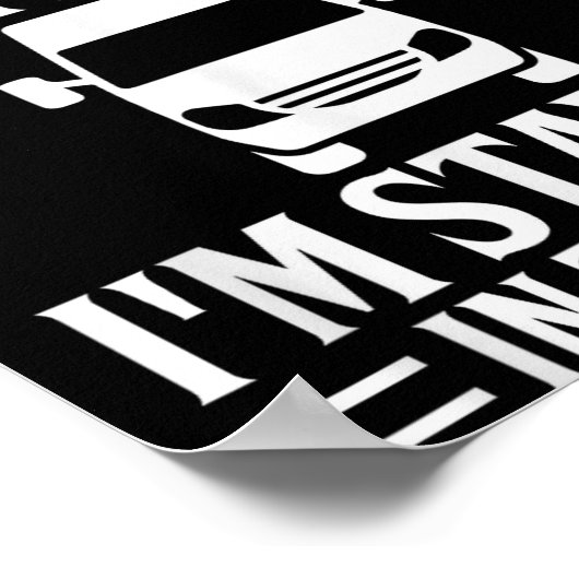 Poster I'm Staying In Tha Van Phasmophobia Funny Drivers  (Coin)