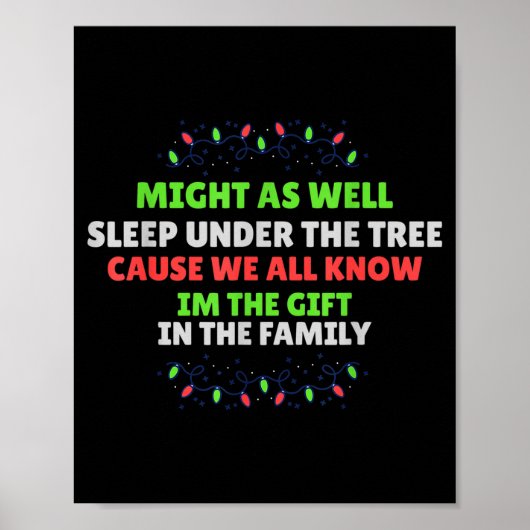 Poster Im The Gift In The Family Funny Favorite Child Chr (Devant)