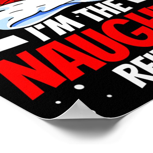 Poster I'm The Naughty Reindeer Family Matching Christmas (Coin)