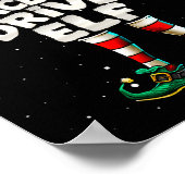 Poster I'm The Race Car Driver Elf Family Matching Group (Coin)