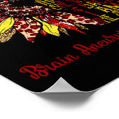 Poster I'm The Storm Sunflower Leopard Brain Aneurysm War (Coin)