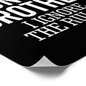 Poster I'm The Youngest Brother I Ignore The Rules Funny (Coin)