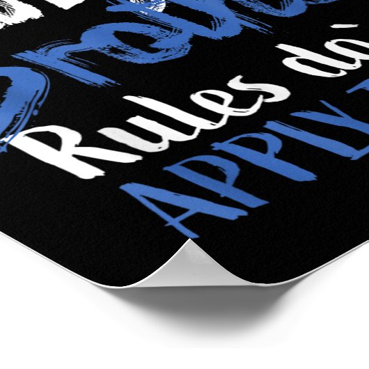 Poster I'm The Youngest Brother - Rules Don't Apply To Me (Coin)