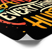 Poster I'm Tired And Everything Hurts Funny Quote Workout (Coin)