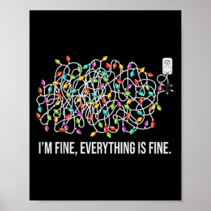 Poster Im Tout Est Beau Noël Lumières Drôle