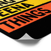 Poster I'm Veena Doing Veena Things Funny D Quote Comfort (Coin)