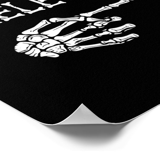 Poster I'm With Skeleton Funny Couples Matching Halloween (Coin)