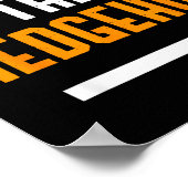 Poster I'm With The Hedgehog Costume Funny Halloween Coup (Coin)