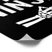 Poster I'm With The Ninja Funny Skeleton Halloween Matchi (Coin)