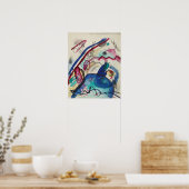 Poster Image avec une bordure blanche | Kandinsky (Cuisine)
