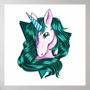 Poster Image clipart Unicorne