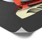 Poster Image Conceptuelle De L'Anatomie Des Yeux Humains  (Coin)