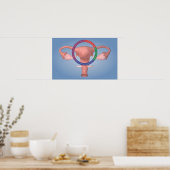 Poster Image Conceptuelle De L'Organe De Reproduction Fém (Cuisine)