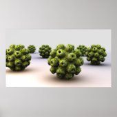 Poster Image Conceptuelle De Polyomavirus (Devant)