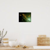 Poster Image Conceptuelle De Salmonella Typhi 2 (Cuisine)