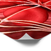 Poster Image Conceptuelle Des Cellules De Sang Rouge Avec (Coin)