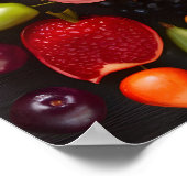 Poster Image conceptuelle du cerveau et des fruits (Coin)