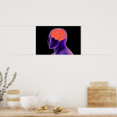 Poster Image Conceptuelle Du Cerveau Humain 1 (Cuisine)