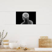 Poster Image Conceptuelle Du Cerveau Humain 2 (Cuisine)