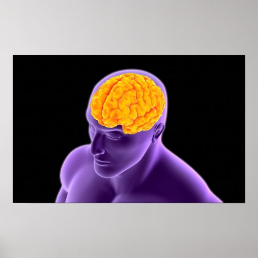 Poster Image Conceptuelle Du Cerveau Humain 8 (Devant)