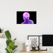 Poster Image Conceptuelle Du Cerveau Humain 9 (Bureau à domicile)