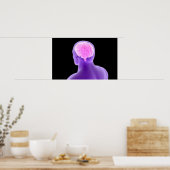 Poster Image Conceptuelle Du Cerveau Humain 9 (Cuisine)