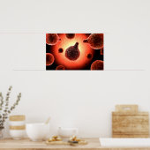 Poster Image Conceptuelle Du Plasmodium À L'Origine Du Pa (Cuisine)