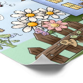 Poster Image d'art populaire du pays (Coin)