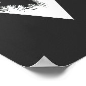 Poster Image de cadre triangle avec paysage sauvage (Coin)