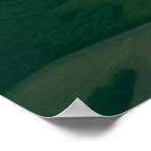 Poster image de drone. vue aérienne de la zone rurale ave (Coin)