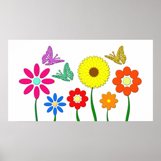 Poster Image de fleurs (Devant)
