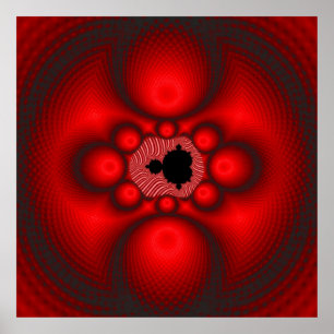 Poster Image de fractale de Mandelbrot fantastique