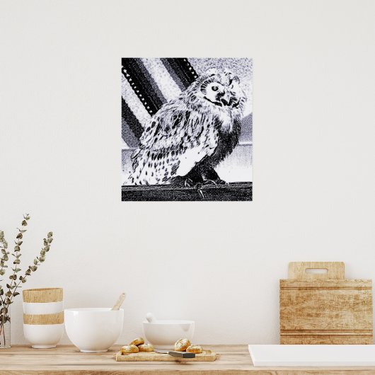Poster Image de hibou (Cuisine)