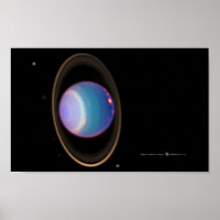 Image De Hubble De L'Affiche Uranus
