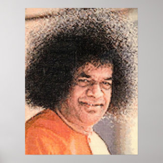 Poster Image de la croix de Sai Baba