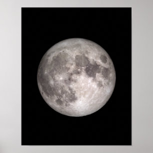 Poster Image de la NASA pleine lune