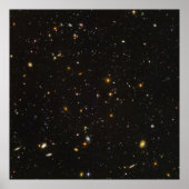 Poster Image de l'espace de champ ultra profond Hubble (Devant)