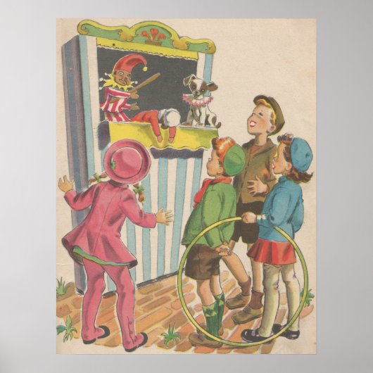 Poster Image de livre de comptine de 1944 (Devant)