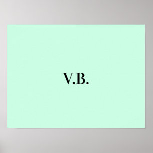 Poster Image de nom de texte coloré simple